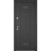 Дверь металлическая Дельта - 100, DL-2 Черный шелк / D25 КТ Белый