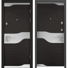 Дверь металлическая Профессор-4 02 PP, НЕО-2 Венге поперечное / НЕО-2 Венге поперечное