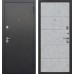 Дверь металлическая 7,5 см Гарда Букле черный / Бетон снежный