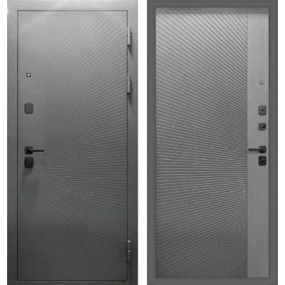 Дверь металлическая 9 см Концепт Линии RAL 7024 / Сатин графит