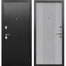 Дверь металлическая Nova Антик серебро / Бетон снежный