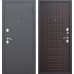 Дверь металлическая Гарда 8 мм Черный муар / Венге