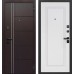 Дверь металлическая 7,5 см Вертикаль Венге классик / Эмалит белый