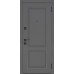 Дверь металлическая 7,5 см ПОРТУ Эмаль серая / Эмаль белая