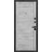 Дверь металлическая 7,5 см Бостон Сатин графит / Бетон снежный Царга