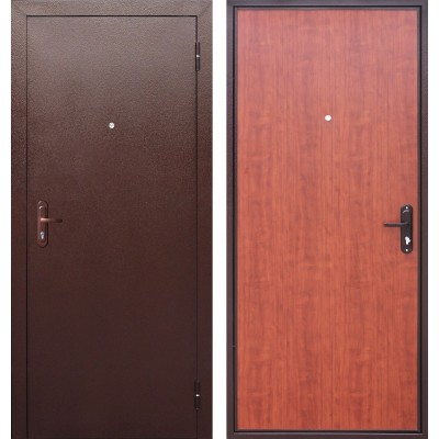 Дверь металлическая техническая Стройгост 5 РФ Антик медь / Рустикальный дуб