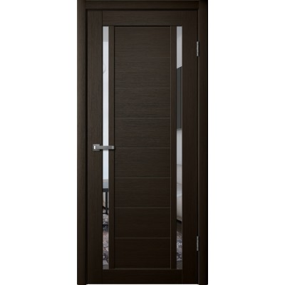 Дверное полотно La Stella 203 Дуб мокко Зеркало