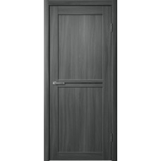 Дверное полотно La Stella 238 Ясень графит Lacobel чёрное