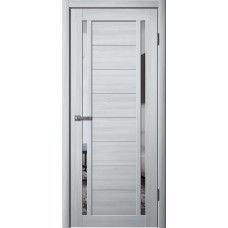 Дверное полотно La Stella 203 Ясень пепельный Зеркало