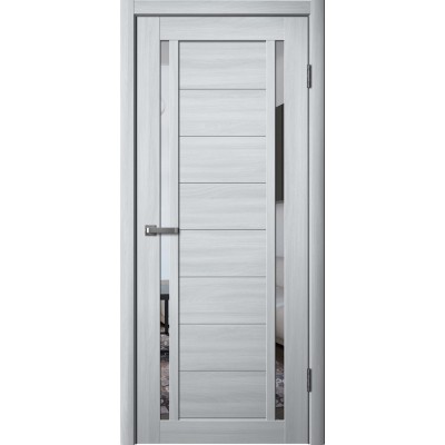 Дверное полотно La Stella 203 Ясень пепельный Зеркало