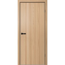 Дверное полотно Matrix 50 Дуб натуральный Глухое Кромка AL черная