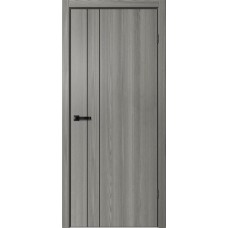 Дверное полотно Matrix 58 Дуб серый Глухое Кромка AL черная