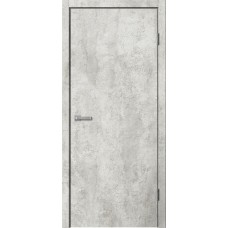 Дверное полотно Гладкое Цемент светлый Глухое