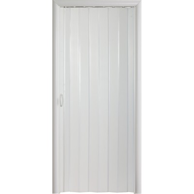 Дверь раздвижная (складная) Комфорт Белый глянец