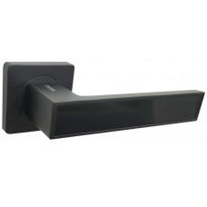 Ручка дверная VANTAGE V52BL/BL AL Черный/Черный глянец